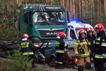 Powiat tucholski: wypadek na drodze Tuchola - Tleń. Jedna osoba nie żyje (AKTUALIZACJA)