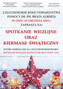 Miejska wigilia w Człuchowie w tym roku połączona z kiermaszem świątecznym