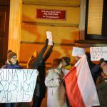 Protest przed Sądem Rejonowym w Chojnicach. fot. A. Jażdżejewski