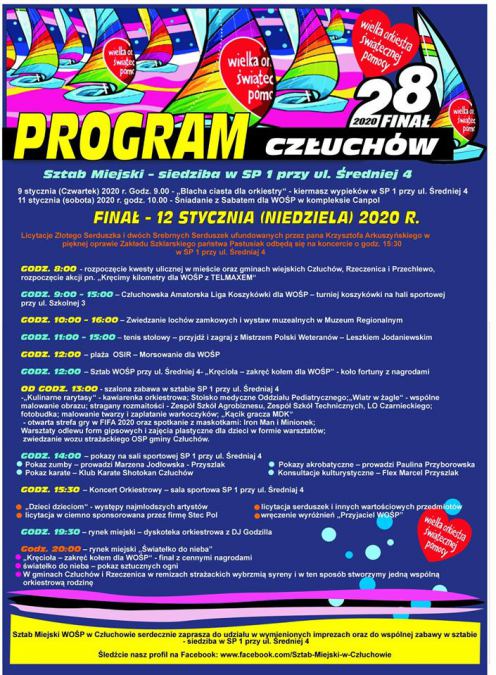 Finał Wielkiej Orkiestry Świątecznej Pomocy w Człuchowie w nowym miejscu i z nowymi atrakcjami
