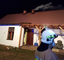 Cztery zastępy straży pożarnej interweniowały w miejscowości Górki w powiecie kościerskim