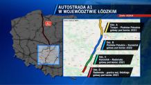 Rozpoczął się remont autostrady A1. Prace zaplanowano na czterech odcinkach