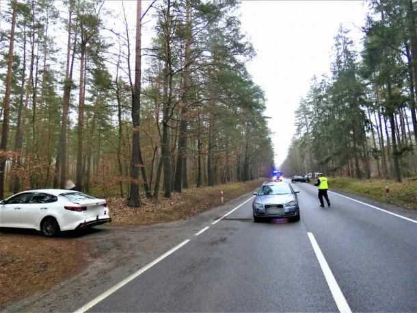 Powiat kościerski: zderzenie czterech samochodów w okolicach Łubiany