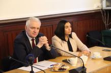 Samorządowcy z powiatu kościerskiego spotkali się wczoraj (29.01.) z wicepremierem Jarosławem Gowinem