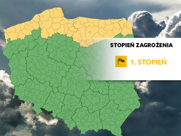 IMGW ostrzega przed silnym wiatrem w regionie. W porywach powieje do 75 km/h