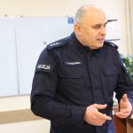 Rzecznik kościerskiej policji st. asp. Piotr Kwidziński fot. k. Cieplińska-Bednarek