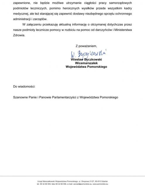 Ogromne braki element&oacute;w ochronnych w szpitalach marszałkowskich na Pomorzu