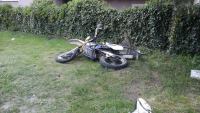 Śmiertelny wypadek w Łęgu, w gminie Czersk. Nie żyje 24-letni motocyklista. Policja ma wstępne ustalenia