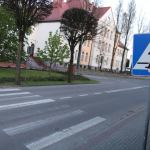 Doświetlonych zostanie sześć przejść dla pieszych na ulicy Szczecińskiej w Człuchowie. Fot. Wojciech Piepiorka