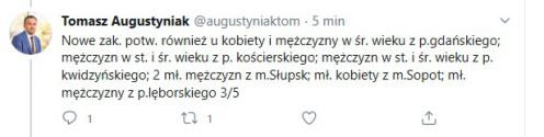 Dwa nowe przypadki zakażenia koronawirusem w powiecie kościerskim