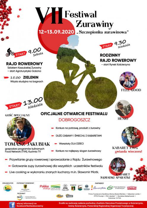 "Szczepionka żurawinowa" - to hasło rozpoczynającego się dziś (12.09) 7. Festiwalu Żurawiny w powiecie kościerskim