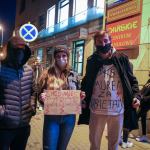 Siódmy dzień Protestu Kobiet w Chojnicach. fot. A. Jażdżejewski/Weekend FM
