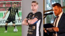 Paweł Sokół z Chojniczanki, Jakub Bach z Bytovii i Radosław Lipiński z Krajny gośćmi sportowej audycji Weekend FM