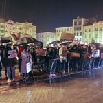 Zdjęcie z protestu w piątek, fot. A. Jażdżejewski/Weekend FM