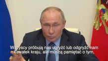 W. Putin: Wybijemy zęby każdemu, kto będzie chciał nas ugryźć