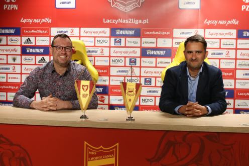 Tomasz Kafarski oficjalnie trenerem Chojniczanki. "Wszystko to, co trener Nocoń zostawił dobrego i pewnie mniej dobrego, biorę na siebie"