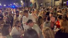 Policja rozpędziła uczestników ulicznej imprezy w Barcelonie