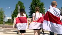 "Dla nas ważne są kroki ze strony Unii, a nie tylko deklaracje". Białorusini zablokowali drogę do przejścia granicznego w Bobrownikach