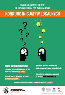 Tucholski Ośrodek Kultury czeka na zgłoszenia w Konkursie Inicjatyw Lokalnych. "Pula to 22 tys. złotych"