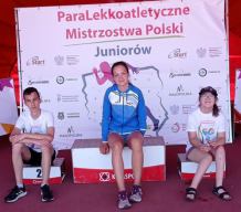 Pięć złotych medali zawodników Wikinga Rychnowy w Paralekkoatletycznych Mistrzostwach Polski Juniorów
