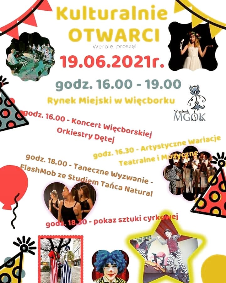 Festyn Kulturalnie otwarci na rynku miejskim w Więcborku