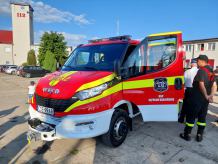 OSP w Sępólnie Krajeńskim ma nowy samochód bojowy wyposażony w urządzenie tnąco-gaszące "cut lanca" (FOTO)