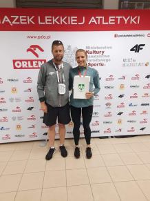 Regina Piechowska - lekkoatletka Talexu Borzytuchom - brązową medalistką Mistrzostw Polski kategorii U 20