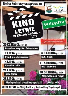 Kino letnie wraca do Wdzydz. Gmina Kościerzyna zachęca do uczestnictwa w seansach pod chmurką