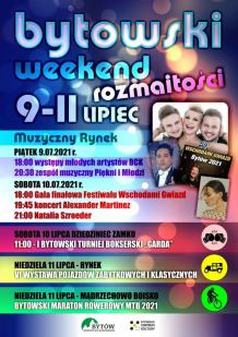 "Muzyczny Rynek" - tak nazywają się w tym roku Dni Bytowa, które rozpoczynają się w piątek 9 lipca