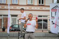 Tour De Konstytucja PL w Człuchowie. "Ludzie bardzo często nie korzystają ze swoich praw" (FOTO)