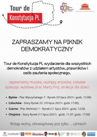 Tour De Konstytucja PL w Człuchowie. "Ludzie bardzo często nie korzystają ze swoich praw" (FOTO)