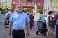 Tour De Konstytucja PL w Chojnicach. "Przypominamy ludziom, że mają swoje prawa i wolności" (FOTO)