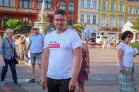 Tour De Konstytucja PL w Chojnicach. "Przypominamy ludziom, że mają swoje prawa i wolności" (FOTO)