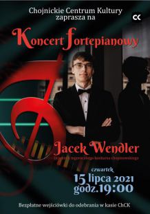 W Chojnickim Centrum Kultury w czwartek wystąpi uczestnik tegorocznego Konkursu Chopinowskiego (ROZMOWA)