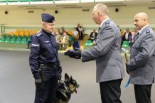 Po 11 latach w kościerskiej jednostce służbę kończy pies policyjny Cygan (FOTO)