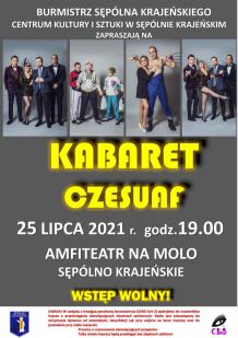 Poznański kabaret "Czesuaf" wystąpi dziś (25.07) na molo w Sępólnie Krajeńskim