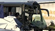Wypadek autobusu z dziećmi na A1 pod Kutnem. Obrażenia odniosło 19 osób