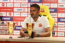 Trener Chojniczanki Tomasz Kafarski i jej obrońca Marcin Grolik meldują gotowość zespołu do nowego sezonu