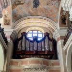 Prospekt organowy w kościele gimnazjalnym w Chojnicach fot. ppm