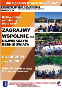 Największy bęben świata obwieści dzisiaj (06.08) rozpoczęcie Dni Sępolna Krajeńskiego