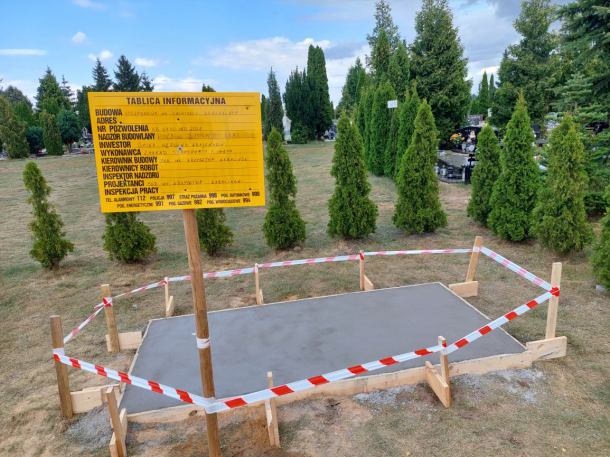 Ruszyła budowa kolumbarium na cmentarzu komunalnym w Sępolnie Krajeńskim