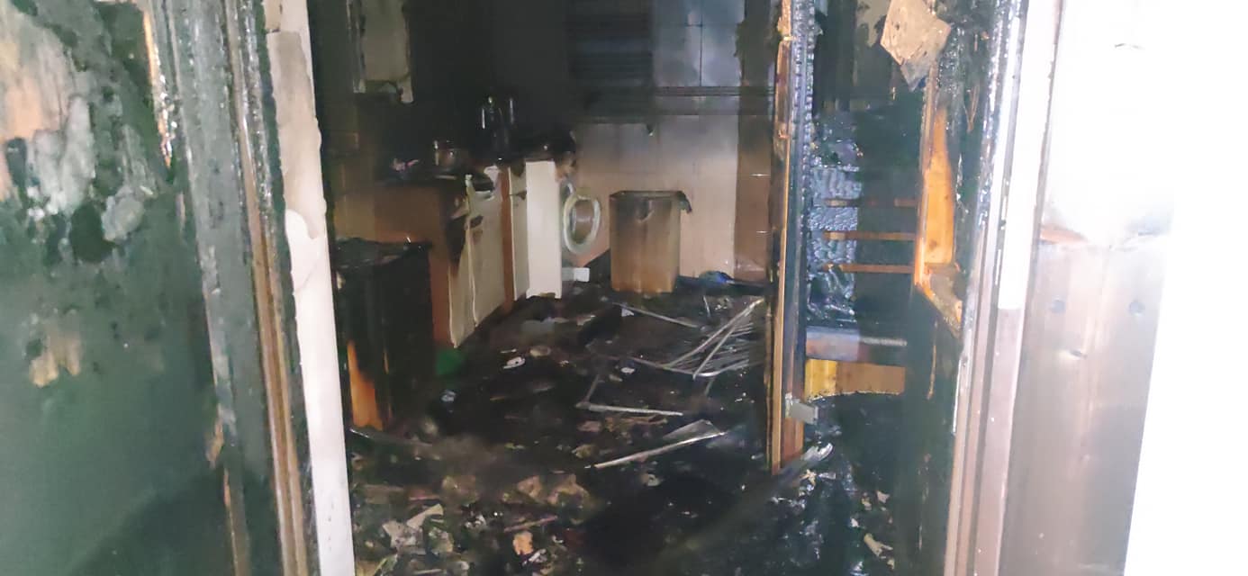 W domu jednorodzinnym w Olpuchu spłonęła sauna