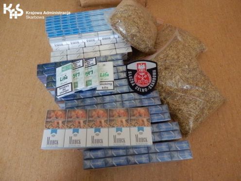 Krajowa Administracja Skarbowa przejęła w Człuchowie prawie 3 tys. papieros&oacute;w i 1,5 kilograma tytoniu