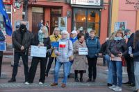 &bdquo;Tak dla Polski europejskiej&rdquo;, &bdquo;Bez Unii czeka nas reżim&rdquo;. W  Chojnicach r&oacute;wnież odbyła się prounijna demonstracja