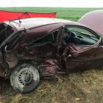 Śmiertelny wypadek w okolicach miejscowości Obkas fot. Komenda Powiatowa PSP w Sępolnie Krajeńskim