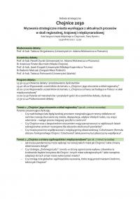Debata strategiczna "Chojnice 2030"
