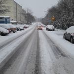 Śnieg w Chojnicach 10 grudnia 2021 r., zdjęcie ilustracyjne fot. ppm