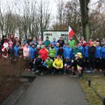 Uczestnicy biegu noworocznego w Chojnicach