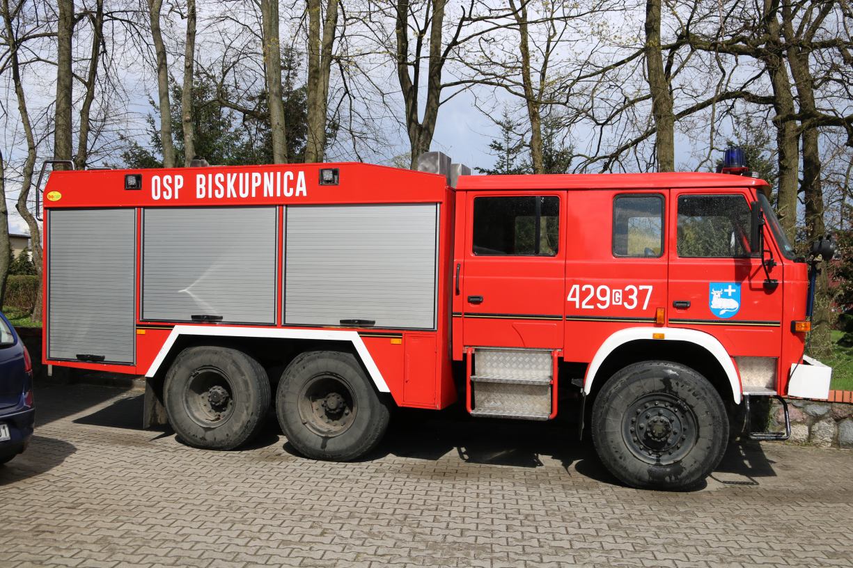 OSP w Biskupnicy w gminie Człuchów ma otrzymać w tym roku nowy wóz bojowy