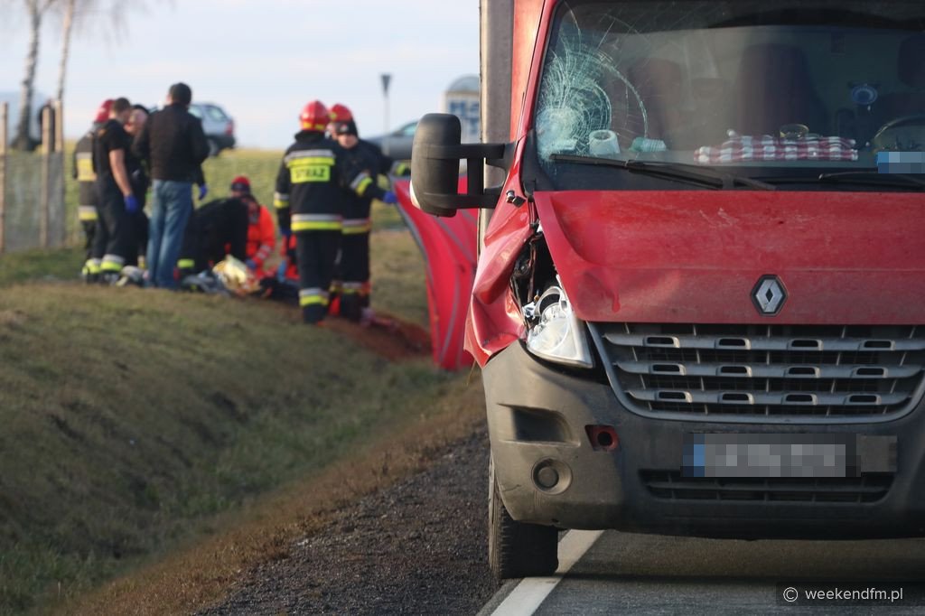 Kierowca dostawczaka, który śmiertelnie potrącił rowerzystkę z Jęcznik Małych w gminie Człuchów, nie stanie przed sądem
